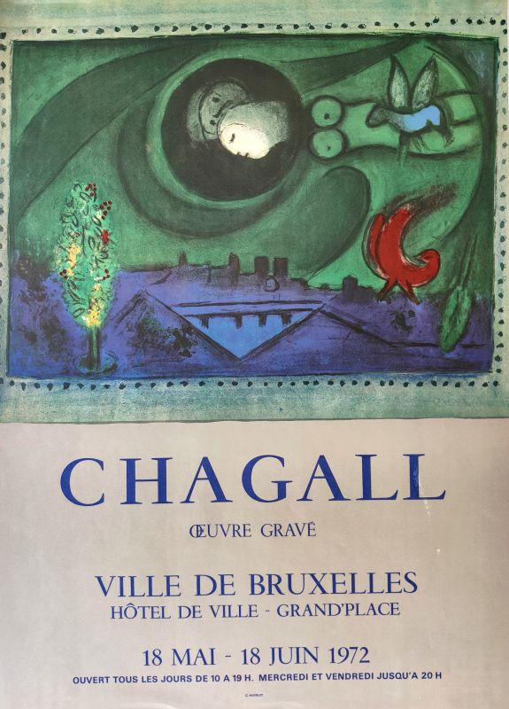 Œuvre gravé (Póster) - Marc CHAGALL