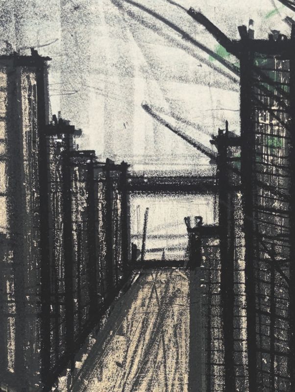 Funiculaire (Lithographie) - Bernard BUFFET