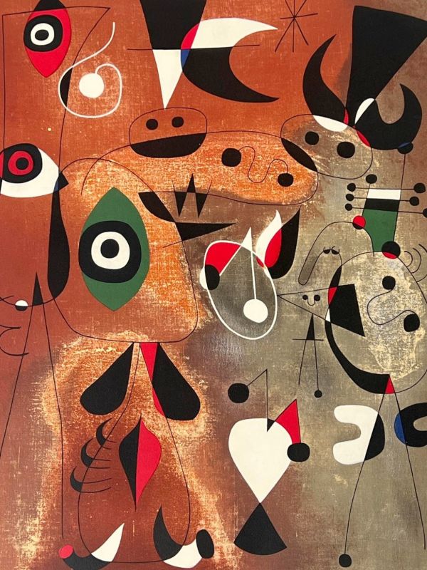 Mujeres, Pájaros, Estrella (Litografía) - Joan  MIRO