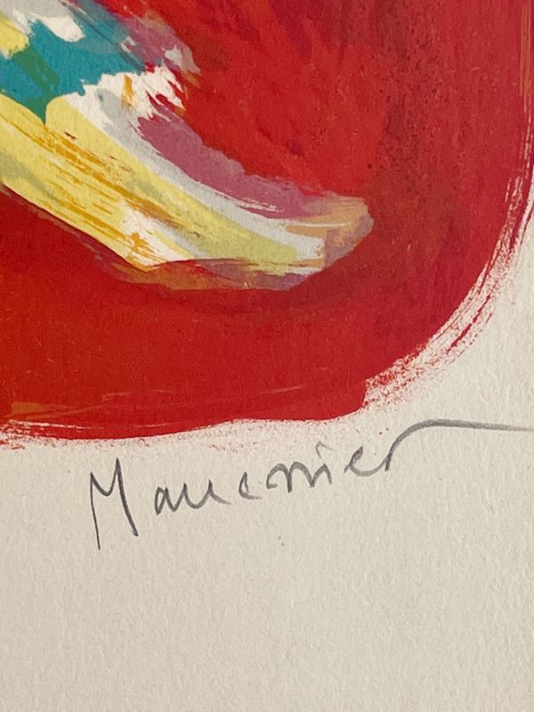 Alléluia [rouge] (Farblithographie) - Alfred  MANESSIER
