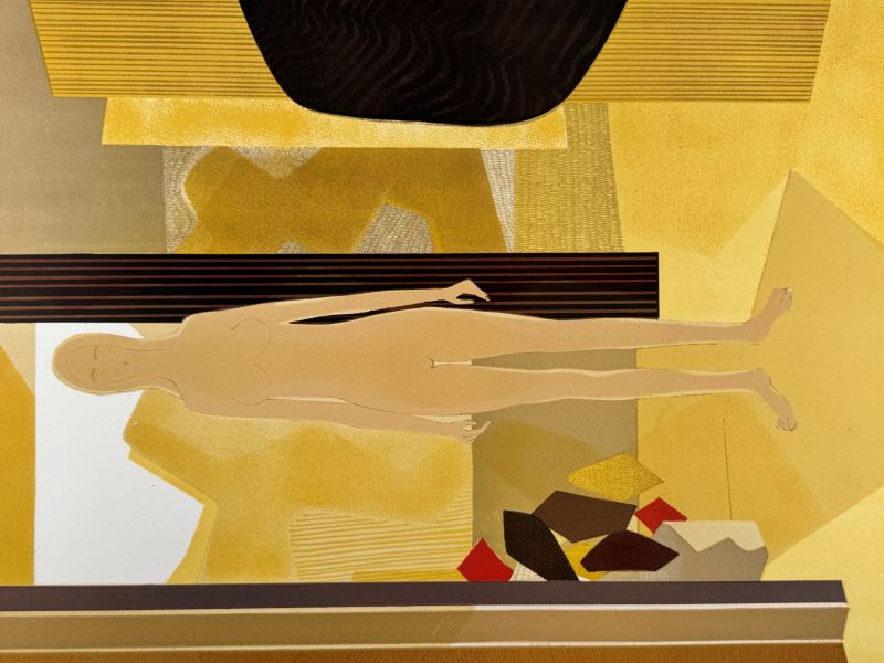 André Minaux (1923-1986) // Nu dans l'atelier (Litografía) — Artistes Divers — Vista de detalle
