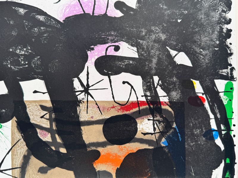Derri&egrave;re le Miroir (Lithograph) - Joan  MIRO