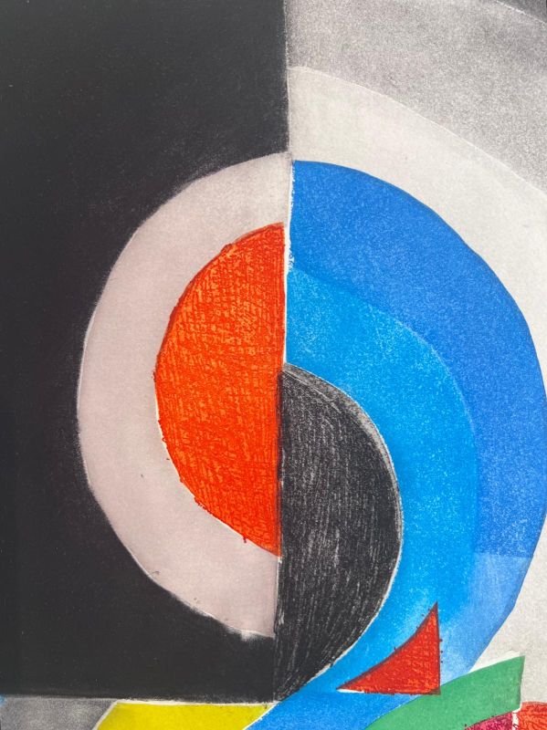 Plougastel (Aguafuerte y aguatinta) - Sonia DELAUNAY