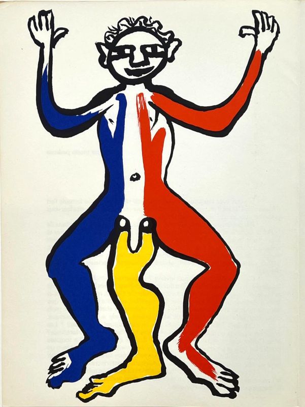 Mama citron et Un patriote lithohraphe (Lithographie) - Alexander CALDER