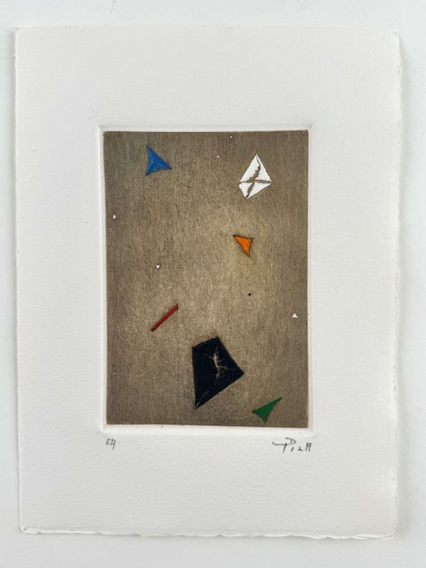 B&acirc;ton rouge (Gravure) - Arthur Luiz  PIZA
