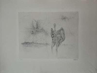 La chauve souris (Gravure) - Hans BELLMER