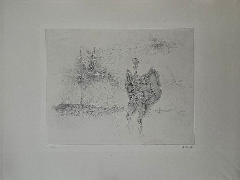 La chauve souris (Gravure) - Hans BELLMER