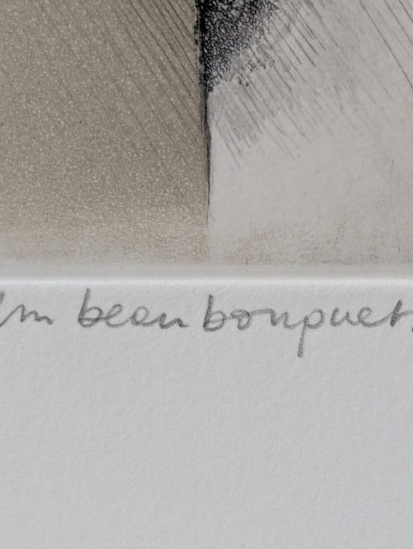 Un beau bouquet (Aquatinte) - Annapia ANTONINI