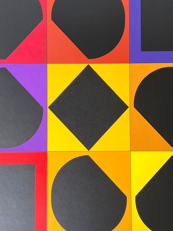 Topaze (Sérigraphie) - Victor  VASARELY