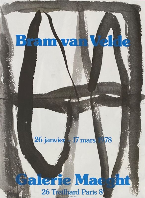 Galerie Maeght (Affiche) - Bram   VAN VELDE