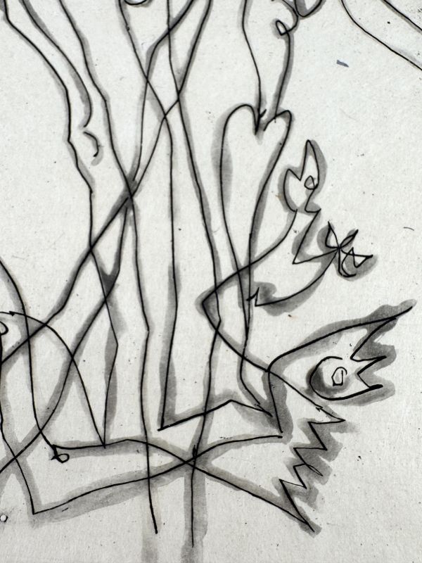 Pour Saint-Pol Roux (Etching and aquatint) - André  MASSON