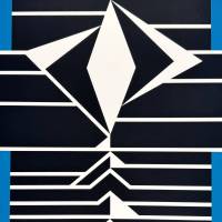 Les années Cinquante (Sérigraphie) — Victor VASARELY — Zoom détail