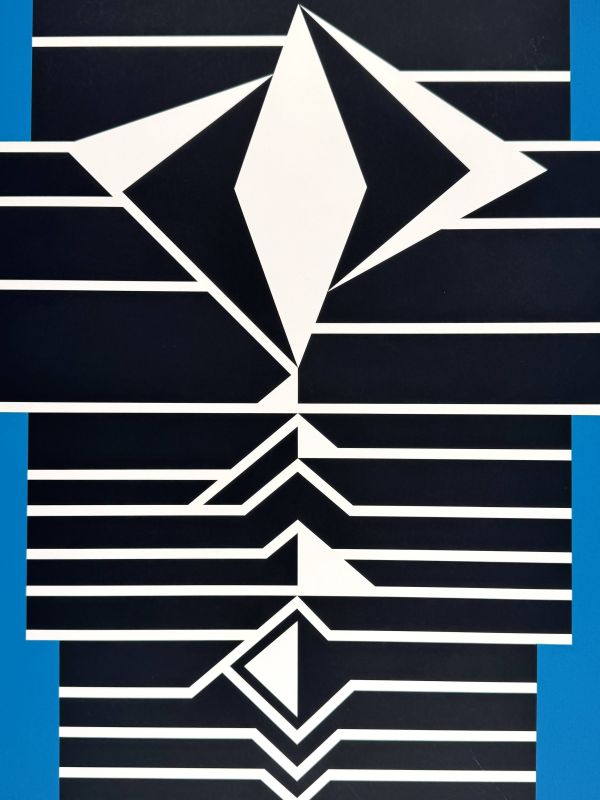 Les années Cinquante (Sérigraphie) — Victor VASARELY — Zoom détail