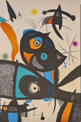 Oda a Joan Miro (Lithograph) - Joan  MIRO