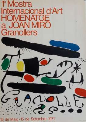 Mostra Internacional d'Art (Affiche) - Joan  MIRO