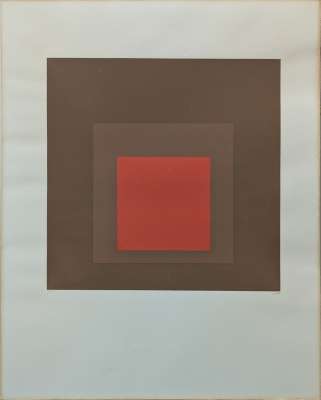 Homage to the Square : HG442:a (Serigrafía) - Josef ALBERS