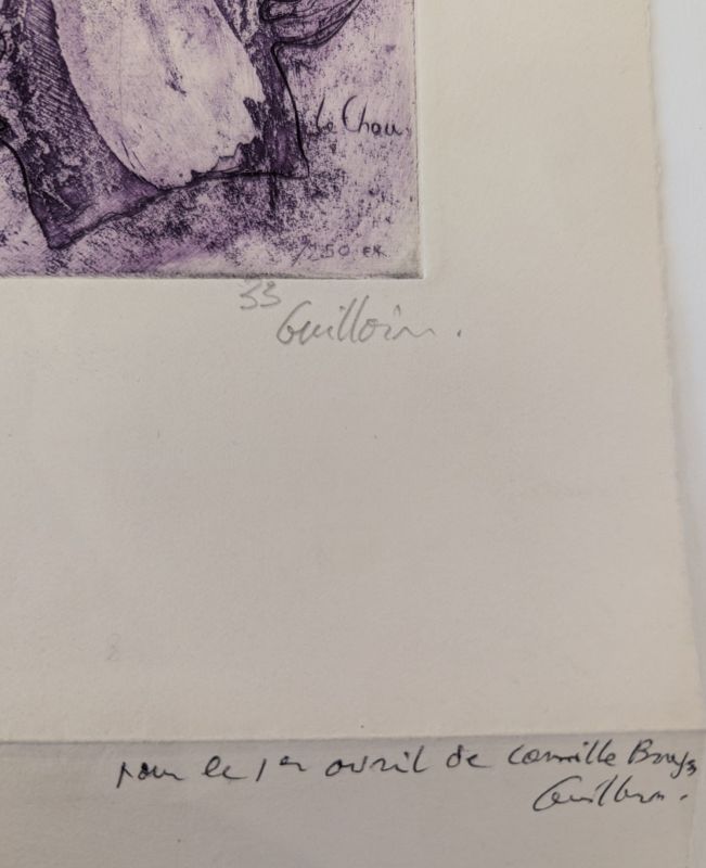 Edmond Guillain (1931) // Le Chou (Gravure) -  Artistes Divers
