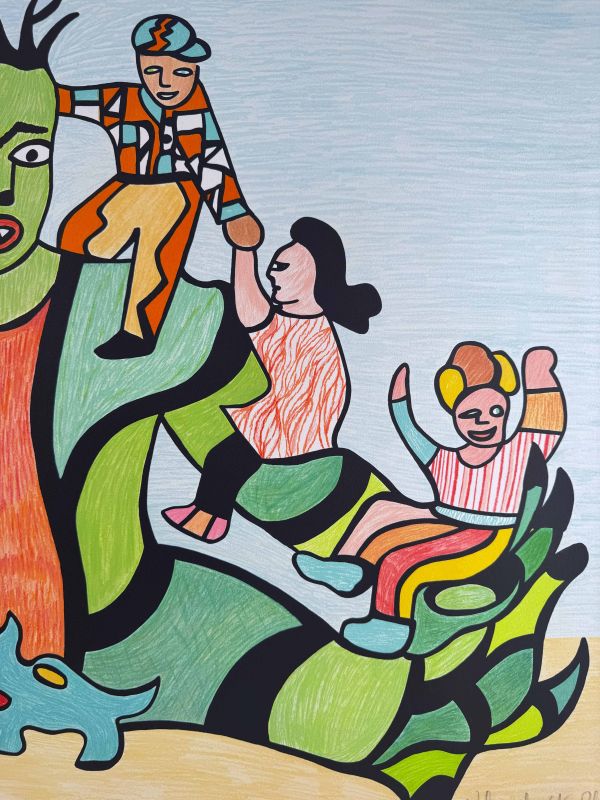 M&eacute;chant M&eacute;chant (Farblithographie) - Niki DE SAINT PHALLE