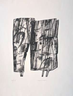 Pietro Consagra (1920-2005) // Sans titre (Engraving) -  Artistes Divers