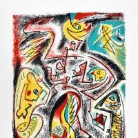 Ballet d'insectes (Farblithographie) — André MASSON — Vorderansicht