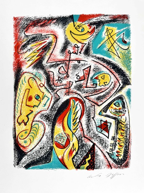 Ballet d'insectes (Farblithographie) — André MASSON — Vorderansicht