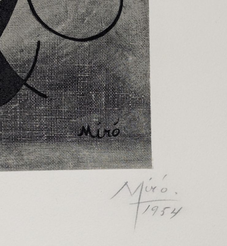 Le Sourire des Ailes Flamboyantes (Photolithographie) - Joan  MIRO