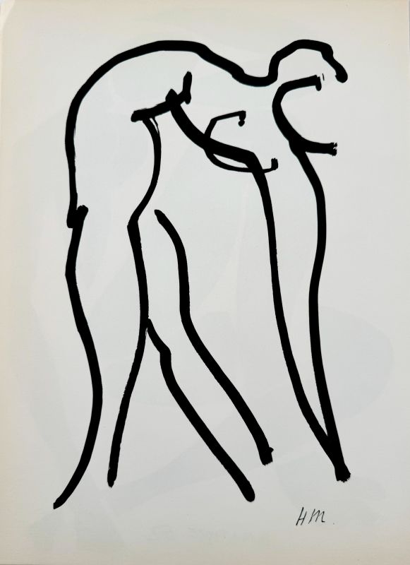Nu bleu IV et Acrobate V (Lithographie) - Henri  MATISSE