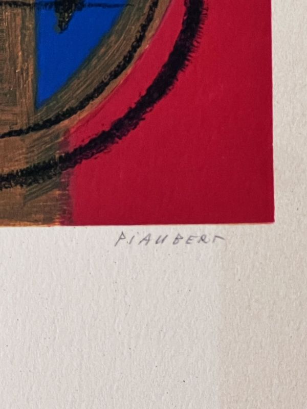 Jean PIAUBERT (1900-2002) // Composition abstraite (Farblithographie) — Artistes Divers