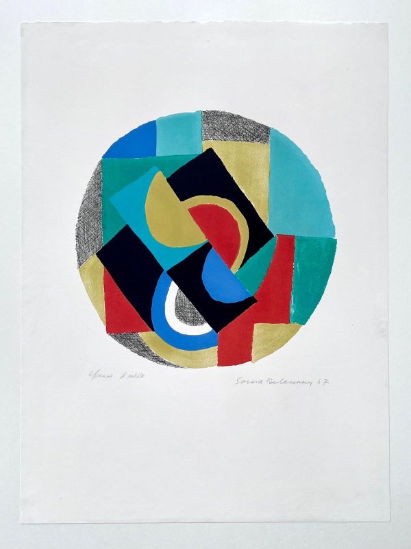 Cible II (Farblithographie) - Sonia DELAUNAY