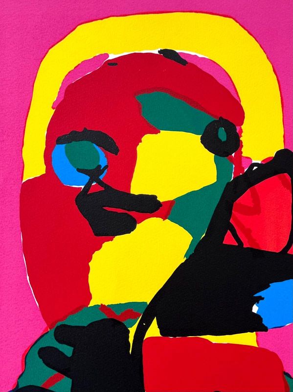 In the Spring (Lithograph) - Karel APPEL
