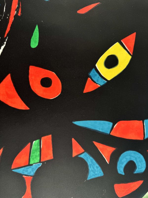 Strindberg Mappen (Farblithographie) — Joan MIRO — Detailansicht
