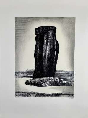 Stonehenge  Pl. 8 (Lithographie) - Henry  MOORE