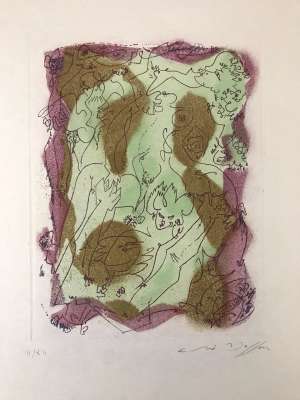 Les Erophages (Etching and aquatint) - André  MASSON