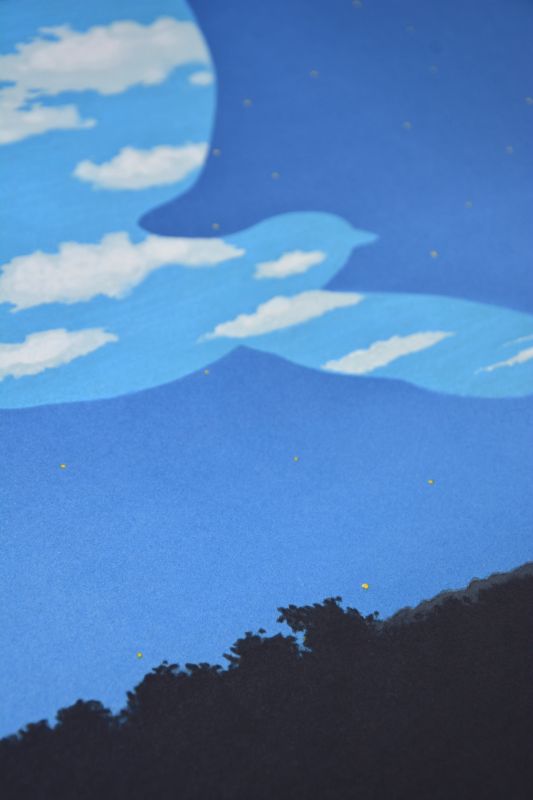 Die R&uuml;ckkehr (Farblithographie) - René MAGRITTE