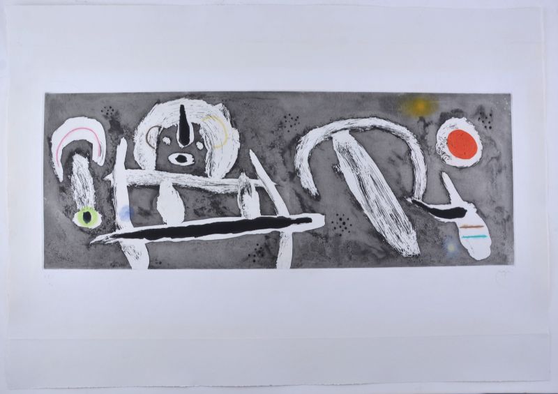 Starker Wind (Radierung und Aquatinta) - Joan  MIRO
