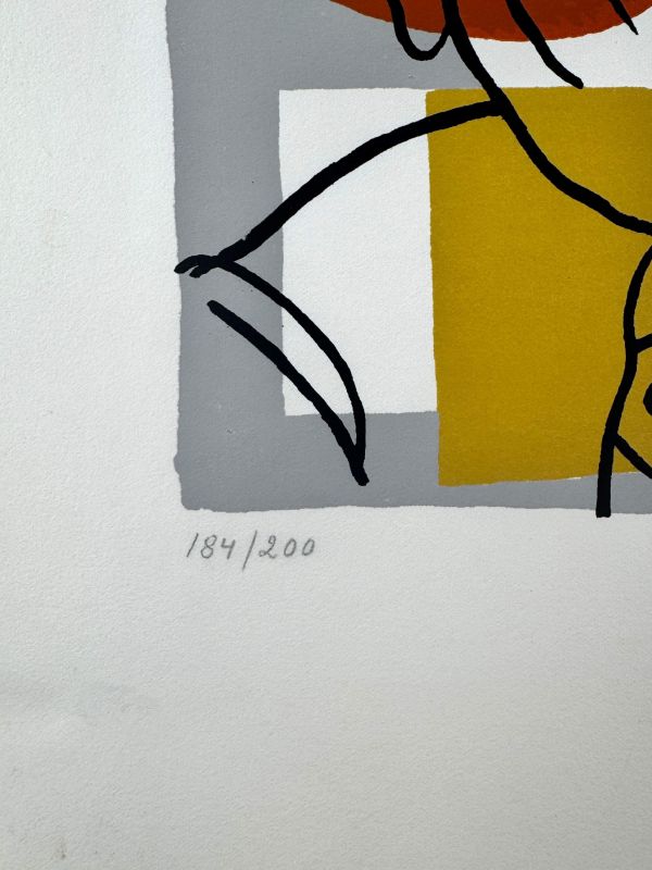 Portr&auml;t einer Frau (Siebdruck) - Fernand LEGER