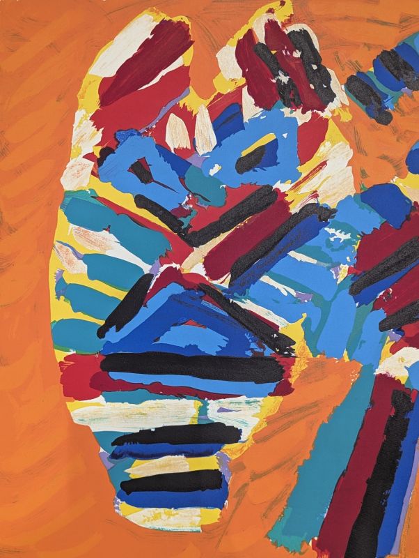 Sunshine Cat (Litografía) - Karel APPEL