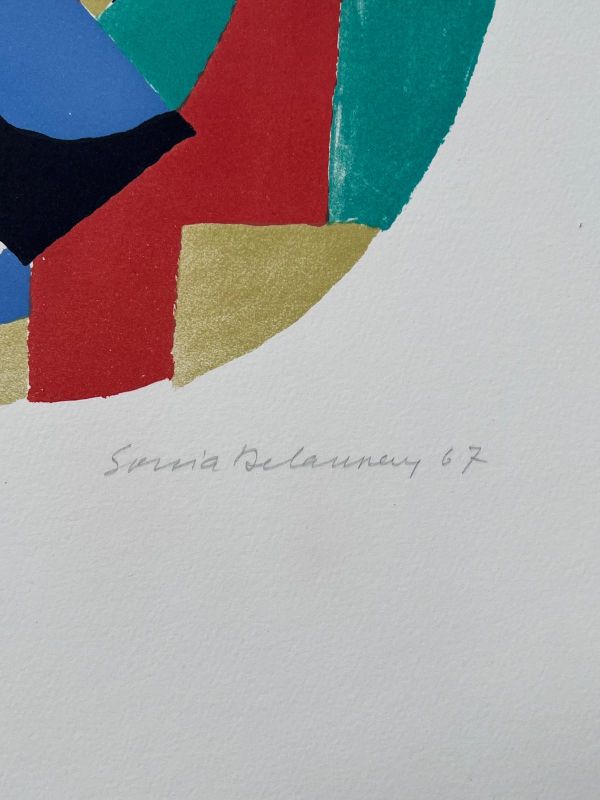 Cible II (Farblithographie) - Sonia DELAUNAY