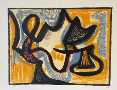 Le Simoun (Farblithographie) - Jean-Michel ATLAN