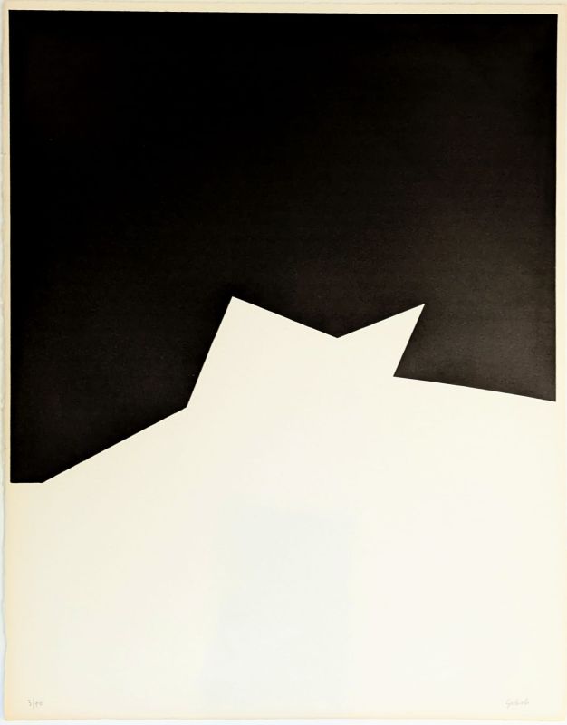 Composition Aile noire (Lithographie) - Emile GILIOLI