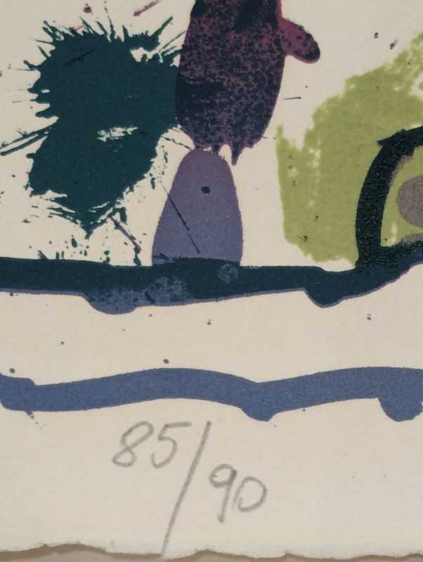 Vulcanologie - planche 6 (Litografía) - Pierre ALECHINSKY
