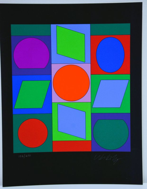 Microcosmos (Sérigraphie) - Victor  VASARELY