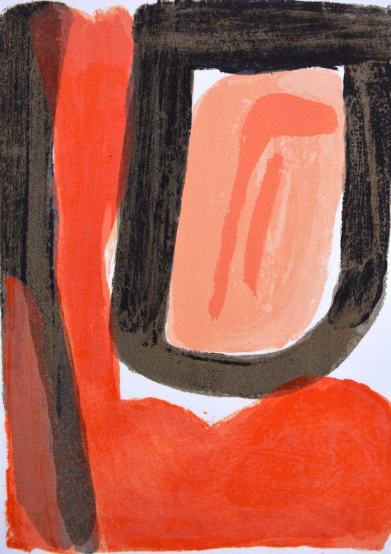 En sus voces, las aguas (Litografía) - Bram   VAN VELDE