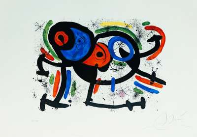 La Triple Roue II (Litografía) - Joan  MIRO