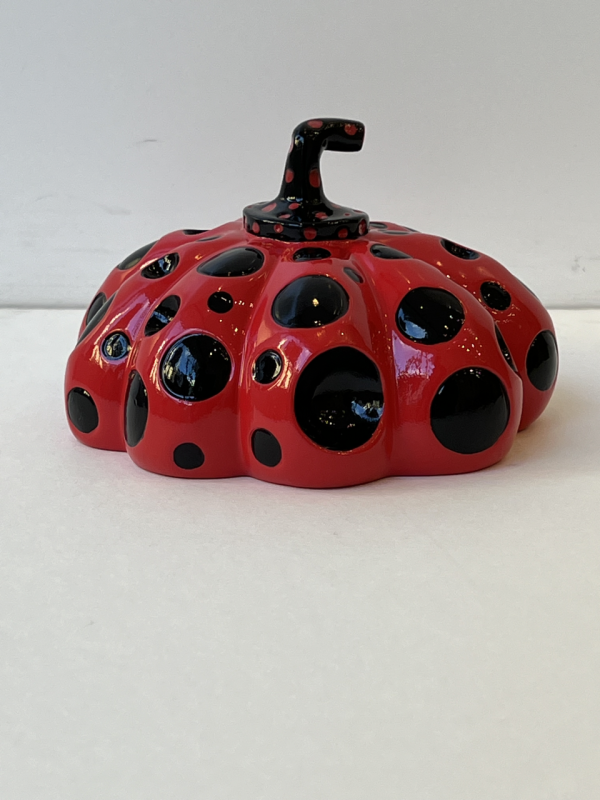 Naoshima Red Pumpkin (Resin) - Yayoi KUSAMA