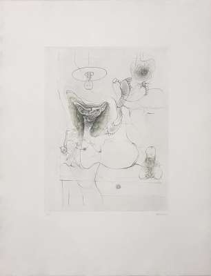 Madame ist bedient (Stich) - Hans BELLMER