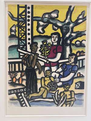 Le campeur (Bois gravé) - Fernand LEGER