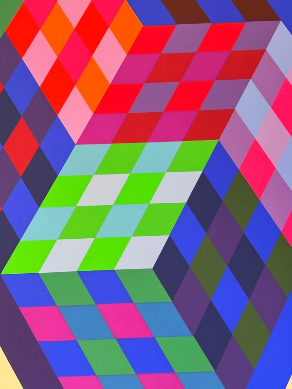 Tridim (Silkscreen) - Victor  VASARELY