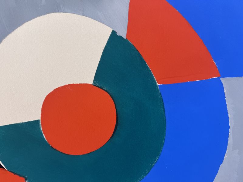 Po&eacute;sie de Mots, Po&eacute;sie de Couleurs (Schablone) - Sonia DELAUNAY