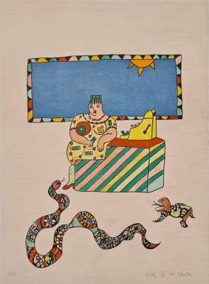 The Cashier (Lithograph) - Niki DE SAINT PHALLE